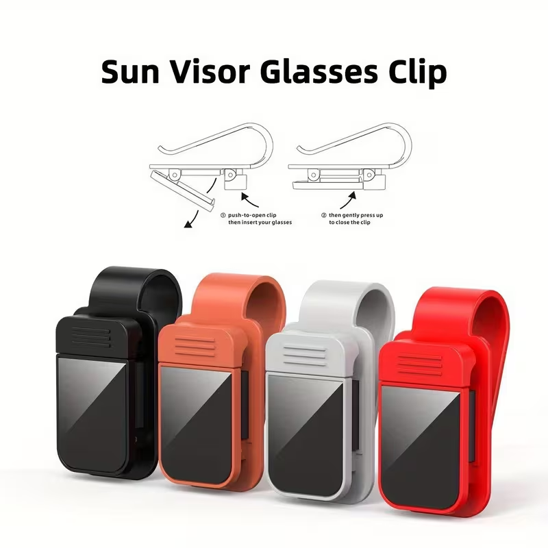 Car Organizer - Sun Visor Sunglasses Holder for Car